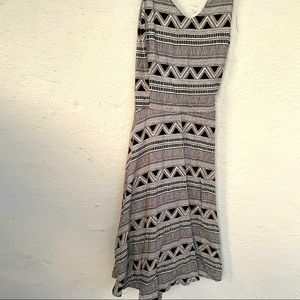 Marina Tribal Print Strappy Dress Size Small